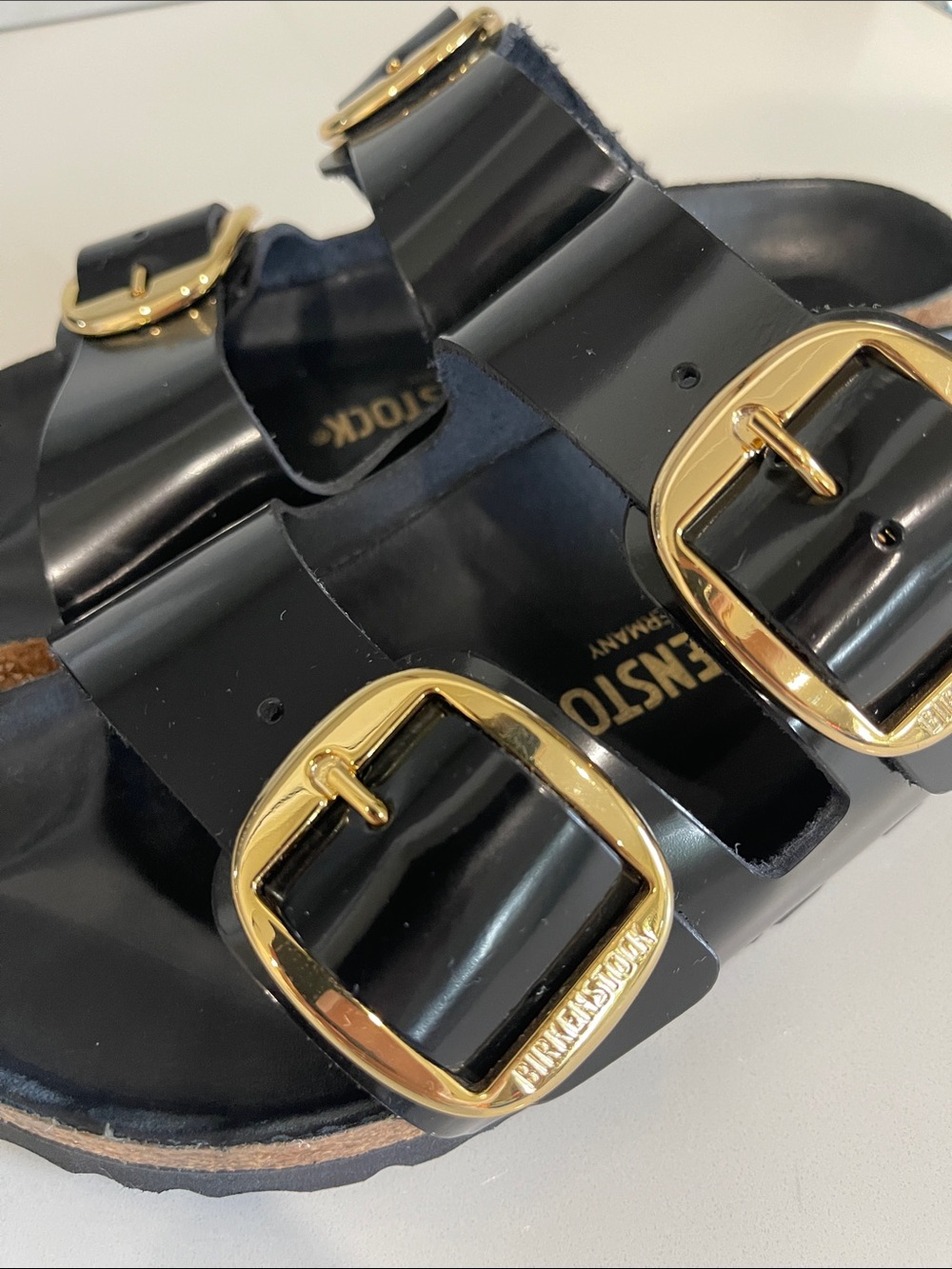 Birkenstock Arizona Big Buckle High Shine Sandals - Picture 6 of 10